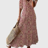 Amálie | Boho Vintage Letní Maxi Šaty