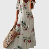 Amálie | Boho Vintage Letní Maxi Šaty