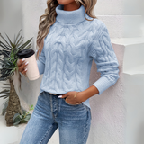 Amelia | Elegantní pletený svetr s rolákem
