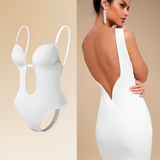Body femme – Coupe ajustée – Dos nu – Bretelles réglables – Décolleté ajouré