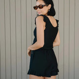 Dámský overal – Přiléhavý střih – Zavinovací výstřih – Rychleschnoucí – Prodyšná tkanina