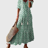 Amálie | Boho Vintage Letní Maxi Šaty