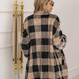 Laura - Stylová kostkovaná bunda