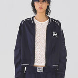 vyšívaná retro bomber bunda
