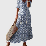 Amálie | Boho Vintage Letní Maxi Šaty