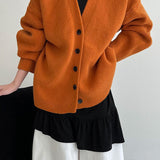 Vintage kardigan s volným střihem