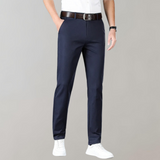 Pánské chino kalhoty – Slim fit – Měkká bavlna – Nízký pas – Business casual styl