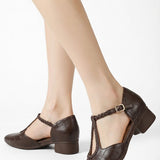 Amélie | Elegant Mary Jane shoes with braided strap