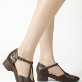 Amélie | Elegant Mary Jane shoes with braided strap