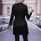 Dámská bunda bez rukávů – Umělá kůže – Přiléhavý střih – Nastavitelný pásek