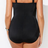 Dámské jednodílné plavky – Tvarující střih – Měkké košíčky – Nastavitelná ramínka – Prodyšný materiál