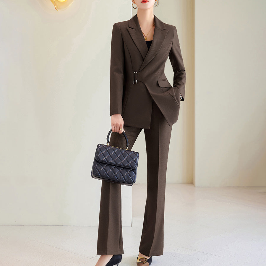 Dámský set saka a kalhot – Slim Fit – Prémiová látka – Elegantní styl