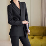 Dámský set saka a kalhot – Slim Fit – Prémiová látka – Elegantní styl