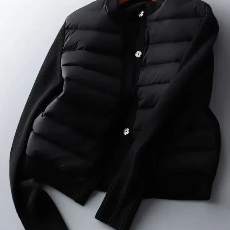 Dámská teplá a stylová nepromokavá péřová bunda