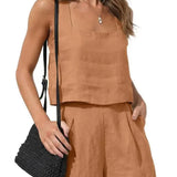 Dámský outfit - Elegantní bunda a kraťasy - Lehká látka - Moderní střih
