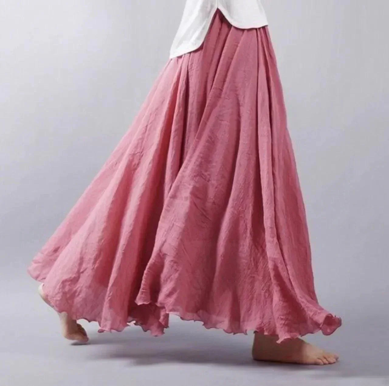 Elegantní maxi sukně Brielle - splývavý a pohodlný střih