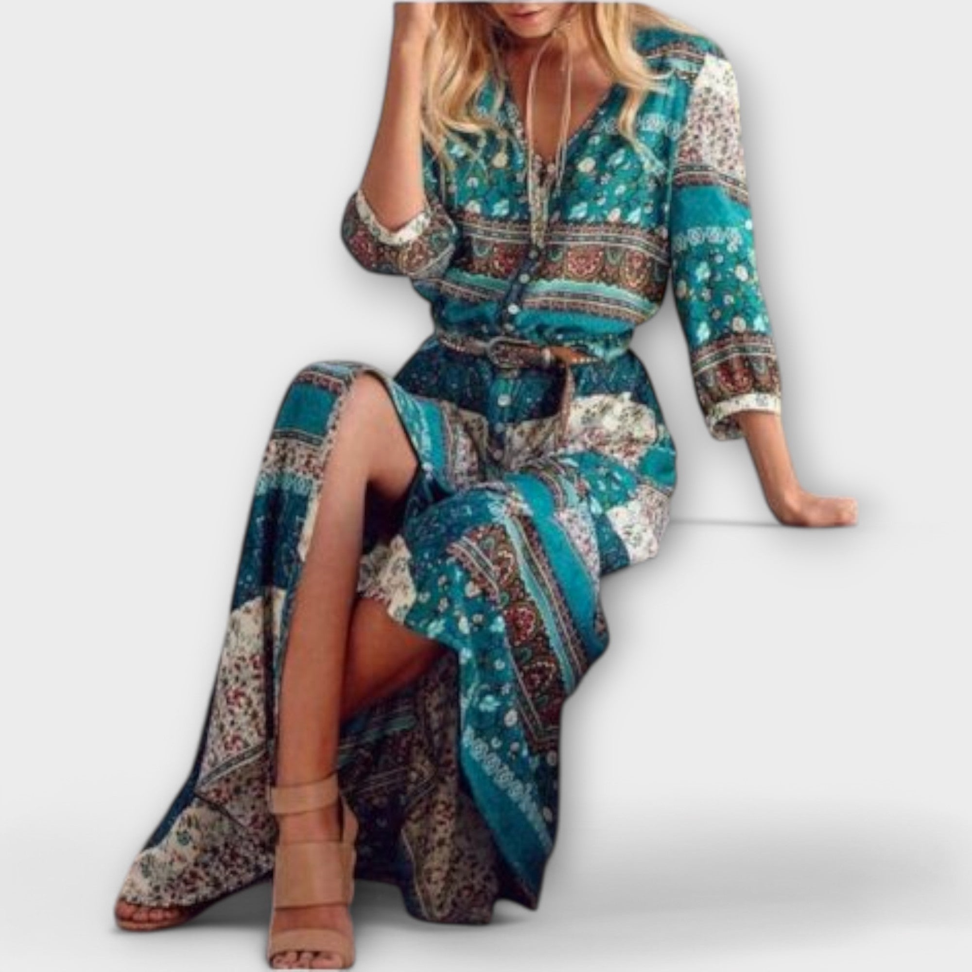 Cariba - Boho Midi Šaty