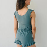 Dámský overal – Přiléhavý střih – Zavinovací výstřih – Rychleschnoucí – Prodyšná tkanina