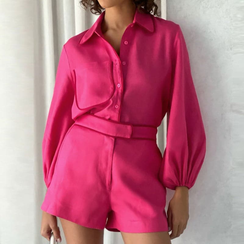 Alexis - Klasický dvoudílný dámský outfit z měkké bavlny