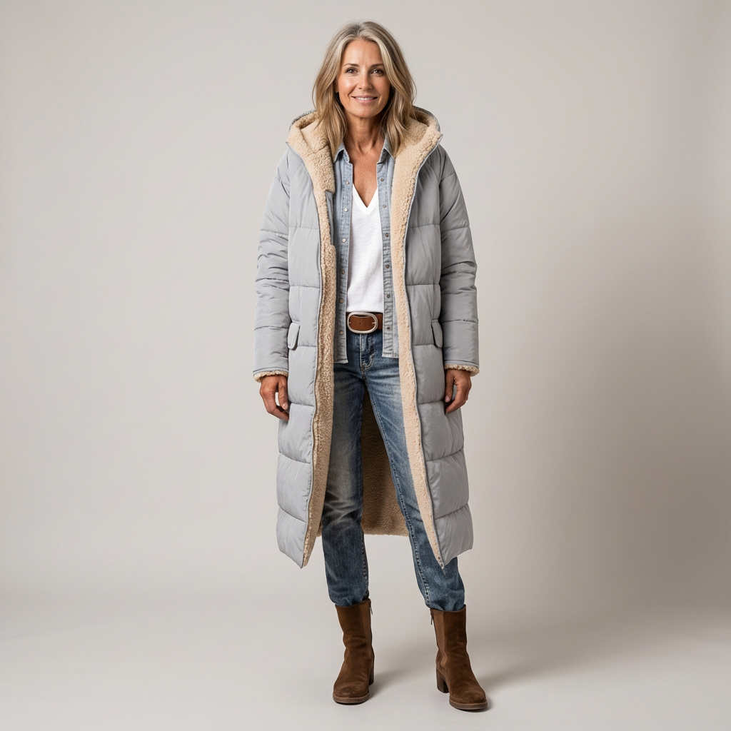 Amelia | Elegantní oboustranný kabát
