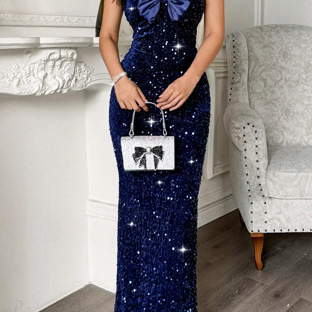 Elegantní maxi šaty bez ramínek pro zvláštní příležitosti