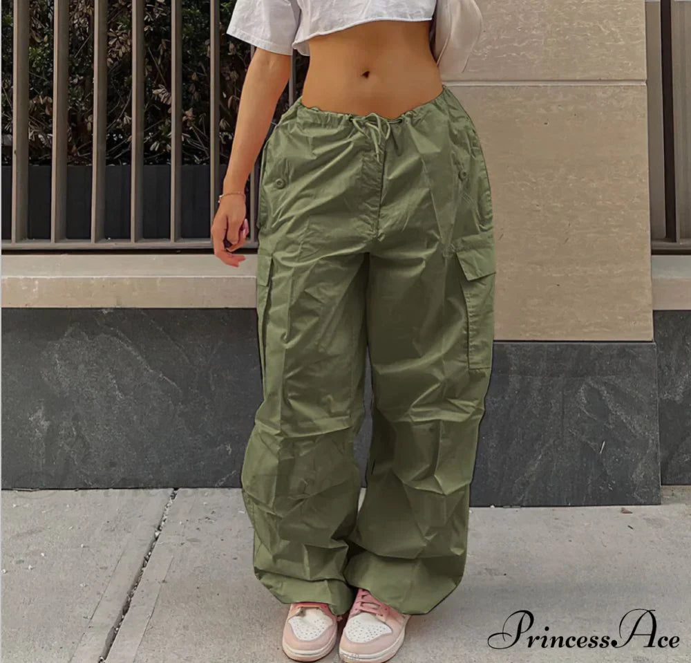 Volné cargo joggingové kalhoty, streetwear outfity