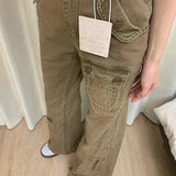 Džínové kalhoty s širokými nohavicemi ve vintage stylu