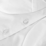 Bílá bavlněná halenka s nabíraným límcem a nafoukanými rukávy